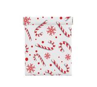 Bastón de Caramelo Rojo navideño, Squeeze Top Wallet Bolsa de Almacenamiento para Mujer Monedero pequeño Bolsa de Cambio