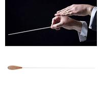 Bastón de director SustVita con mango de madera de peral, un bastón de dirección musical de 15 pulgadas para directores sinfónicos y corales que ofrece equilibrio constante y