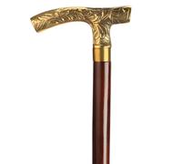 Bastón De Madera con De Vintage Antiguo Formal Estilo Fritz Manejar Hecho A Mano Ligero Decorativo Regalo Ideal para Hombres Mujeres Y Mayores Adultos 36 Pulgadas