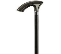 Bastón de madera de ébano Octagon Facon-Derby, color negro, material de haya, longitud de 80 cm, hasta 94 cm, soporta hasta 100 kg