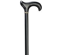 Bastón De Madera Gastrock Con Derby De Cuero Negro