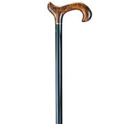 Bastón De Madera Gastrock Derby Look Ébano Negro Delgado