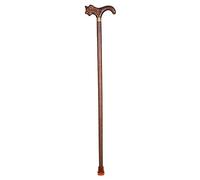 Bastón de Madera Grifo bastón Caballero bastón muletas Antideslizantes Madera Ancianos Andador Cesta Regalo para Personas Mayores/C