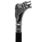 Bastón de madera palo león estilo antiguo