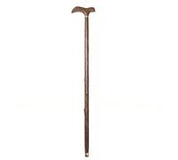 Bastón de Madera para Grifo, muletas, secoya, wengué, bastón Antideslizante para Personas Mayores, Bastones para Caminar, Cesta de Madera para Personas Mayores/Madera roja