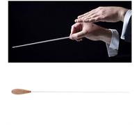 Bastón de música, bastón de orquesta, bastón liviano,de madera de peral, puede evitar la deformación, para corales, sinfonías, bandas de orquesta, directores e intérpretes,etc