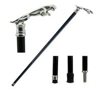 Bastón de paseo CAVAGNINI elegante para hombre y mujer, fabricado en Italia, personalizable en color y longitud (león, marrón)