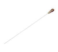 Bastón de resina de fibra de vidrio para orquesta de música, cómodo con mango en forma de pera para músico profesor (amarillo)