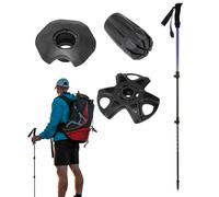 Bastón de senderismo | Bastones de trekking de piezas para senderismo | Equipo de seguridad ajustable para adolescentes adultos mujeres hombres