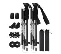 Bastón de senderismo con múltiples accesorios