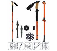 Bastón de senderismo speed-lock corcho Élémenterre Apagado TU Unisex