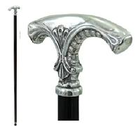 Bastón Derby, Elegante y Lujoso, ortopédico Personalizado para Hombres y Mujeres Mayores | Bastón Artesanal de Madera Negra, Vintage, Coleccionable, Elegante | Artesanal Cavagnini