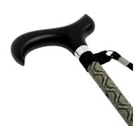 Bastón Extensible para Mayores - Aluminio con Empuñadura de Madera Ergonómica Ambidiestra (VINTAJE)