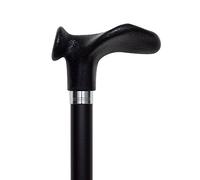 Bastón metal ligero Andador Mango Telescópico Bastón krückstock Bastón, rechts schwarz