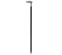 Bastón palo para pasear bastón de senderismo metal madera estilo antiguo 94cm