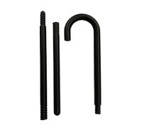 Bastón para Caminar Bastón de Mago Varita mágica Disfraz de Halloween Cosplay Desmontable Mago Negro Varita novedosa Accesorio de Cosplay de Halloween