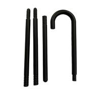 Bastón para Caminar Bastón de Mago Varita mágica Disfraz de Halloween Cosplay Desmontable Mago Negro Varita novedosa Accesorio de Cosplay de Halloween