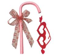 Bastón para Disfraz Navideño - Accesorios para Fiestas de Carnaval,Muleta para Baile Jazz | para Eventos Temáticos Convenciones de Cómics Fiestas de Disfraces Coleccionistas Fiesta de