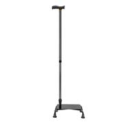 Bastón para escalera, bastón auxiliar para personas mayores, altura ajustable 85-105 cm, bastón con base, bastón de cuatro patas para elevación de escaleras, capacidad de carga 150 kg
