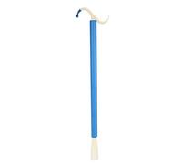 Bastón para vestirse con calzador largo de plástico ergonómico, ideal para personas mayores, discapacitados o en recuperación postcirugía de espalda, fácil de usar para calcetines y zapatos