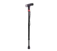 Bastón Plegable Ajustable De Viaje - Bastón De Paseo Con Alarma Luminosa LED | Bastón Inteligente Plegable Para Personas Mayores | Bastón Para Caminar Adecuado Para Discapacitados Y Ancianos