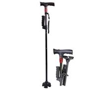 Bastón Plegable | Bastón para Caminar Plegable con B0DDHJ9779LED Incorporada,Soporte para Lesiones De Piernas, Personas con Discapacidad Visual, Tercera Edad Y Actividades Exteriores