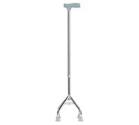 Baston Plegable de 4 Patas o Puntos para Personas Mayores y Adultos Hombres y Mujeres, Aluminio, Ultra Ligero, Mango ergonómico, Altura Ajustable