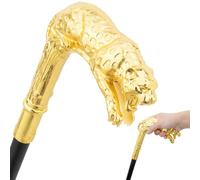 Bastón Plegable de Aluminio Cheetah, Bastón de Doble Sección con Altura Ajustable para Personas Mayores, Ayuda para la Movilidad para Hombres y Mujeres, Bastón Ligero para Uso Diario.(Gold)