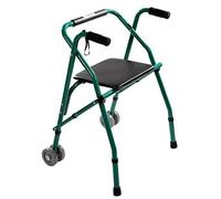 Bastón plegable de cuatro patas con marco para caminar anciano con estrella de la luz