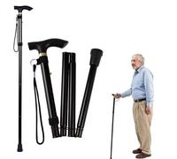 Bastón Plegable para Mayores,Bastón Plegable,Bastones para Caminar Ancianos,Bastones para Mujeres y Hombres,Bastón de Aluminio,Bastón Plegable Trekking,Bastón Extensible para Mayores