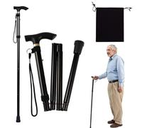Bastón Plegable para Mayores,Bastón Plegable,Bastones para Caminar Ancianos,Bastones para Mujeres y Hombres,Bastón de Aluminio,Bastón Plegable Trekking,Bastón Extensible para Mayores