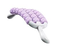 Bastón rodante para músculos, barra corporal, herramienta flexible de tres filas, relajación de tejido profundo para hombros, espalda, brazos, piernas, pantorrillas, corredores, atletas, yoga