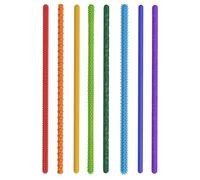 Bastón Sensorial Antiestrés | Palitos Antiestrés Texturados de Silicona Suave para,Recompensas Escolares, Juguetes Elásticos de Prensa para Adolescentes Niñas Niños Jóvenes