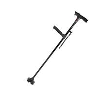 Bastón transportable cuadrilátero con luz LED, alerta de crisis contra plan de deslizamiento, corriente directa, para uso al aire libre, alarma