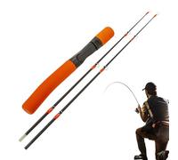 Bastón Ultraligero para Pesca en Hielo | Equipo De Pesca En Hielo | Bastón Pluma, para Salidas al Aire Libre Río Lago Estanque Durante Las Vacaciones Familiares Por La Noche Por La Mañana Y El Viaje