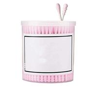 Bastoncillos de algodón de 200 recuentos Bastoncillos de oreja orgánicos libres de crueldad de doble punta A04