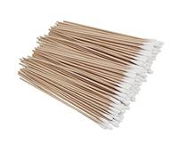 Bastoncillos De Algodón Multiusos De 15 Cm Con Mango De Madera Paquete De 500 Para El Hogar Y La Tienda.