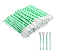 Bastoncillos Limpieza De Espuma, Espuma de Limpieza Varillas de Hisopos, Bastoncillos de Algodón Rectangulares, Bastoncillos de Espuma para Impresora de Inyección de Tinta, Cámara, 30 Piezas