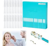 Bastoncillos Oidos Adhesivos - Limpiador De Oídos | Bastoncillos De Algodón Adhesivos | Punta Blanda Lavable, Reutilizable, Perfecto Para Higiene Ocular Hogar Y Viaje