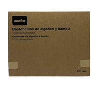 Acofar Bastoncillos De Algodón Biodegradables 200uds