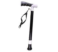Bastones, Bastón de Trekking telescópico Antideslizante, Ligero, de aleación de Titanio, portátil, for Ciegos, 38-105 cm