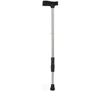 Bastones Bastones Prácticos Bastones Telescópicos Ajustables Muletas De Aluminio Bastones Ligeros Antideslizantes Andadores Multifuncionales De Una Sola Vuelta,Plata 76 97 cm,Escaladores De Edad Avanzada,Viajes