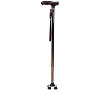 Bastones Confíe en el andador Andador para personas mayores Andador Muletas para caminar ajustables Bastón bastón plegable de altura ajustable con punta de base de bastón cuádruple pivotante para hombres y mujeres Lata para caminar multifunción