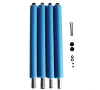 Bastones de cama de salto resistentes de repuesto con funda de espuma y tornillos para camas elásticas de 616 pies, la seguridad es lo primero (1,76 m)