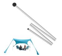 Bastones de camping, 160 cm, de aleación de aluminio | lona portátil duradera -equipo de reemplazo para caminar la mochila playa sombra | Fuerte soporte ajustable para
