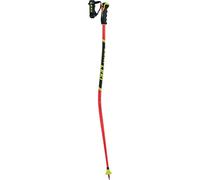 Bastones de esquí alpino Leki WCR Lite GS 3D (Rojo brillante/Negro/Amarillo neón) Junior