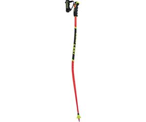Bastones de esquí alpino Leki WCR Lite GS 3D (Rojo brillante/Negro/Amarillo neón) Junior
