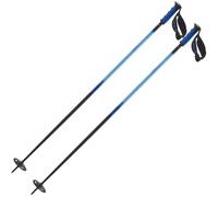 Bastones de esquí Salomon Hacker S3, negros/azules 120cm Black/Blue