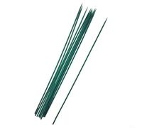 Bastones de jardín verdes de 40 cm, estacas de madera para soporte de vid, arreglos florales, parcela de verduras
