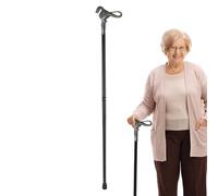 Bastones de paseo elegantes para hombre, diseño dragón estilo gótico con doble pomo | Bastón de paseo con doble pomo elegante 93 cm ayuda movilidad, equilibrio rehabilitación viaje hombre Matu